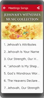 Music Jehovah's Witnesses android App screenshot 1